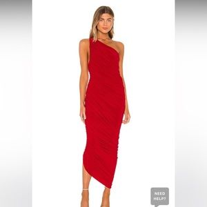 Norma Kamali Diana Gown in Red